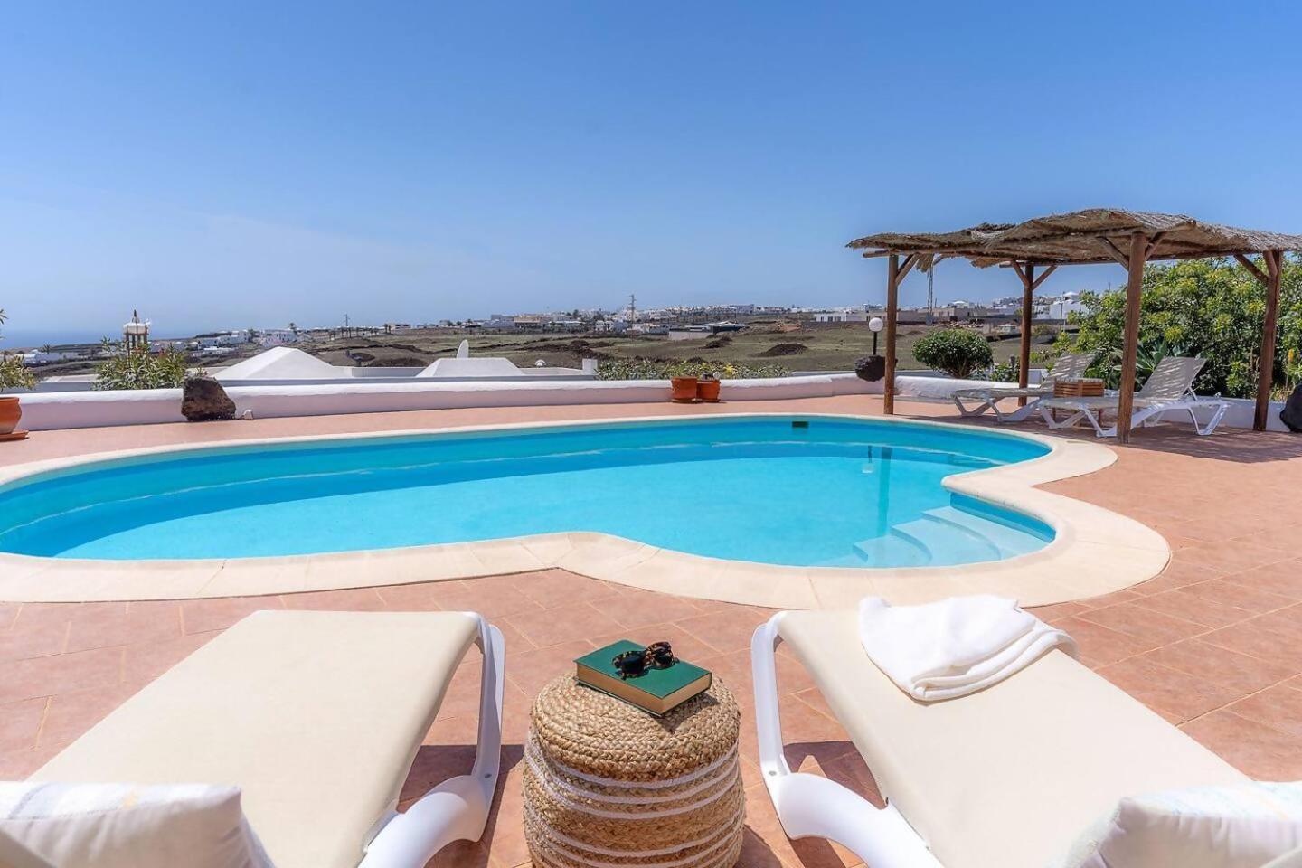 Amazing 3 Bedroom Ocean View With Pool Tías Exterior foto